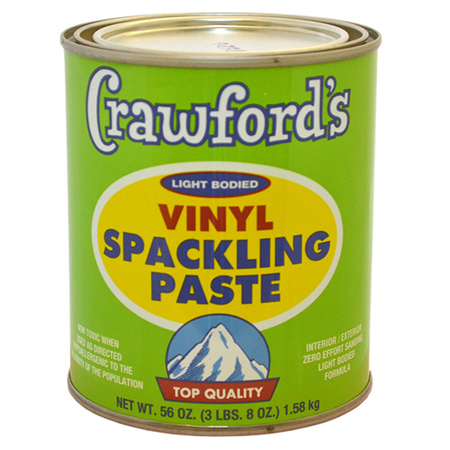 CRAWFORDS Spackling Paste, 1 qt, Can 31904